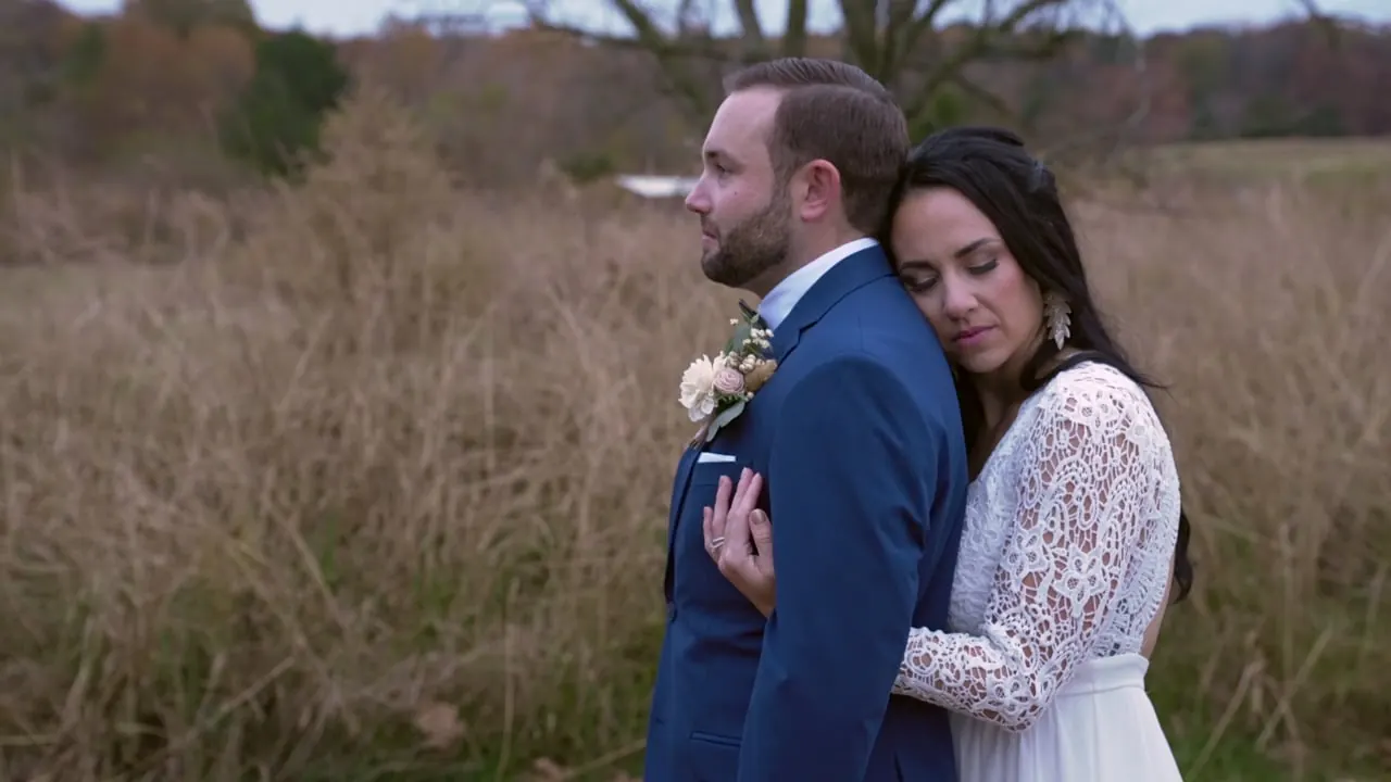 Still from the Clint + Gabi wedding film